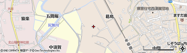 徳島県徳島市西須賀町葛島18周辺の地図