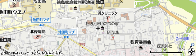 株式会社マイム池田周辺の地図