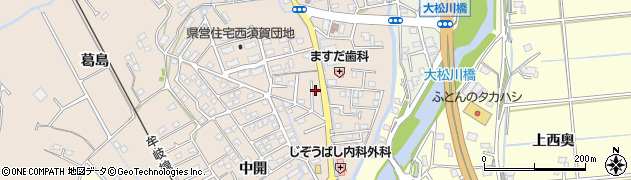 徳島県徳島市西須賀町東開59周辺の地図