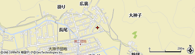 徳島県徳島市大原町周辺の地図