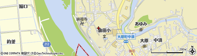徳島県徳島市論田町（本浦上）周辺の地図