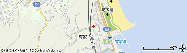 山口県岩国市由宇町有家7961周辺の地図