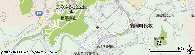 愛媛県今治市菊間町長坂176周辺の地図