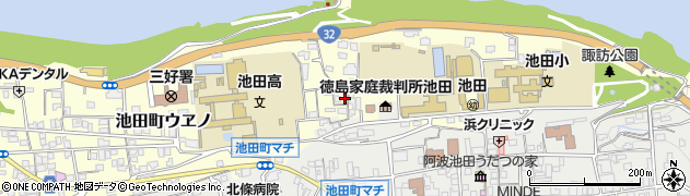 徳島県三好市池田町ウヱノ2850周辺の地図