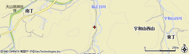 徳島県徳島市一宮町（福正西山）周辺の地図