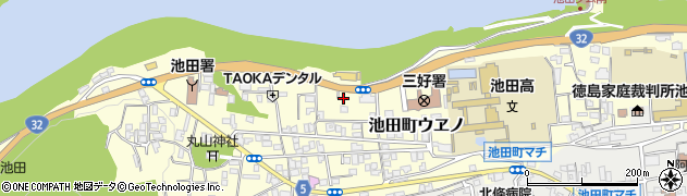 徳島県三好市池田町ウヱノ3071周辺の地図