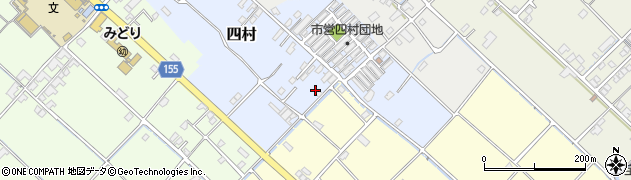 愛媛県今治市四村20周辺の地図