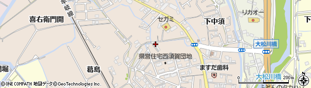 徳島県徳島市西須賀町東開9周辺の地図