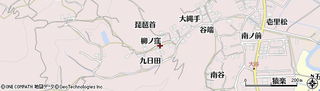 徳島県徳島市大谷町九日田周辺の地図