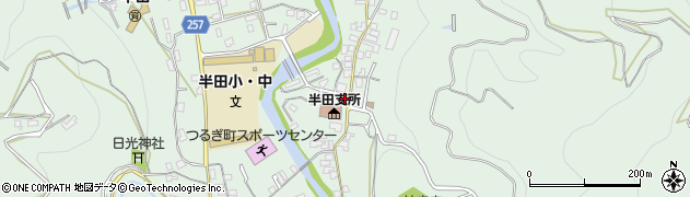 徳島県つるぎ町（美馬郡）半田（木ノ内）周辺の地図