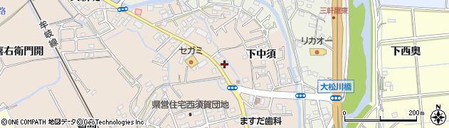 ナッティミマデン西須賀周辺の地図