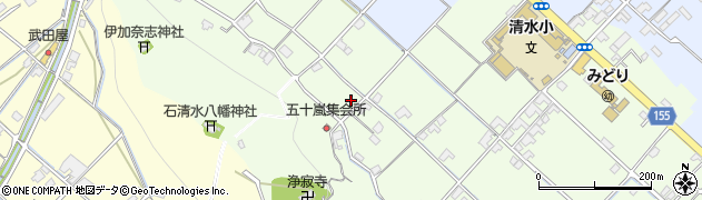 愛媛県今治市五十嵐周辺の地図