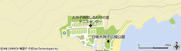 大神子病院しあわせの里テニスセンター周辺の地図