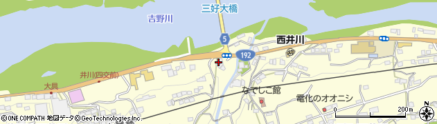 石鎚登山ロープウェイ株式会社　三好事務所周辺の地図
