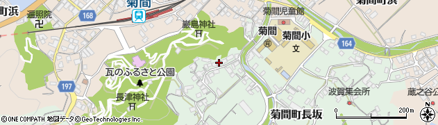 愛媛県今治市菊間町長坂17周辺の地図