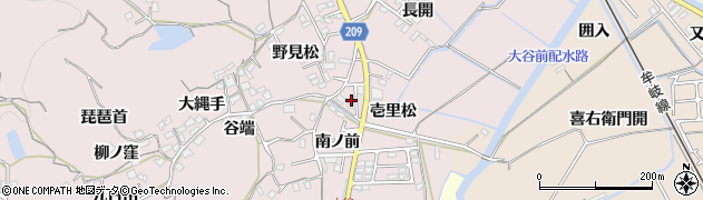 徳島県徳島市大谷町（壱里松）周辺の地図