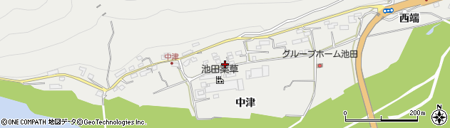 徳島県三好市池田町州津中津1850周辺の地図
