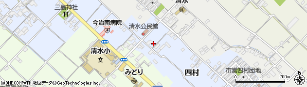 愛媛県今治市四村79周辺の地図