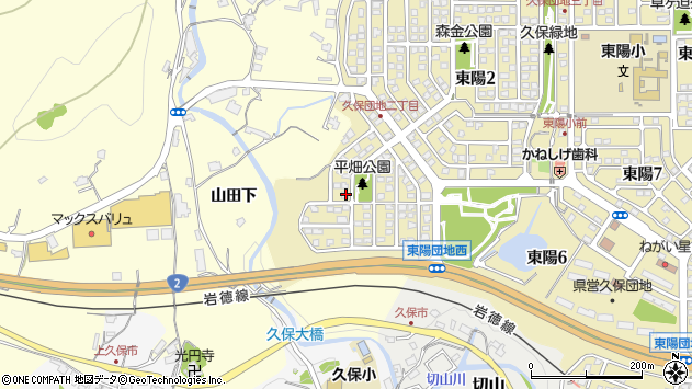 〒744-0043 山口県下松市東陽の地図
