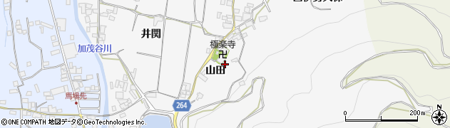徳島県三好郡東みよし町西庄山田38周辺の地図