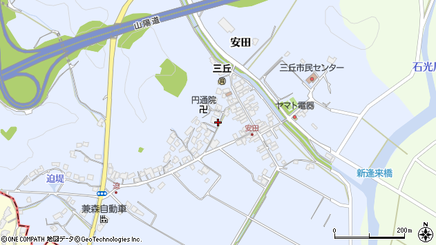 〒745-0631 山口県周南市安田の地図