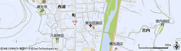 徳島県美馬郡つるぎ町貞光東浦95周辺の地図