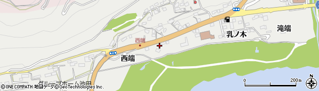 徳島県三好市池田町州津乳ノ木1357周辺の地図