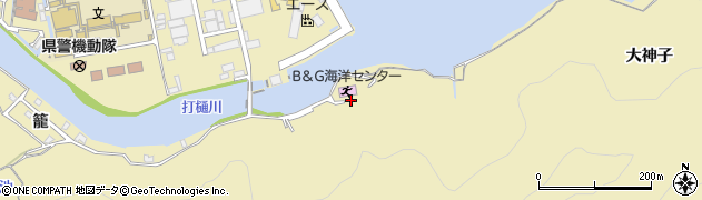 徳島県徳島市大原町籠山周辺の地図