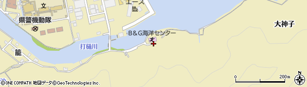 徳島県徳島市大原町（籠山）周辺の地図