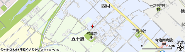 愛媛県今治市四村169周辺の地図