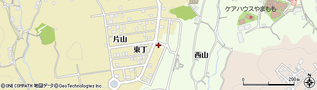 徳島県徳島市下町（西山）周辺の地図