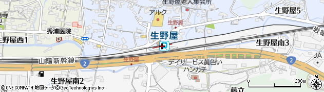 山口県下松市周辺の地図