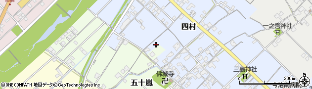 愛媛県今治市四村周辺の地図