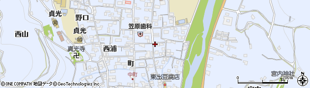 徳島県美馬郡つるぎ町貞光東浦61周辺の地図