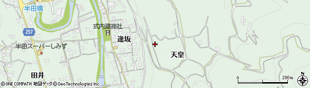 徳島県美馬郡つるぎ町半田天皇131周辺の地図