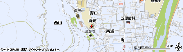 つるぎ町立　貞光幼稚園周辺の地図