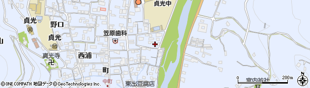 徳島県美馬郡つるぎ町貞光東浦40周辺の地図