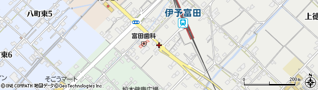 富田駅前周辺の地図