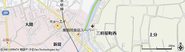 徳島県徳島市三軒屋町（外）周辺の地図