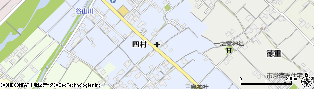 愛媛県今治市四村242周辺の地図