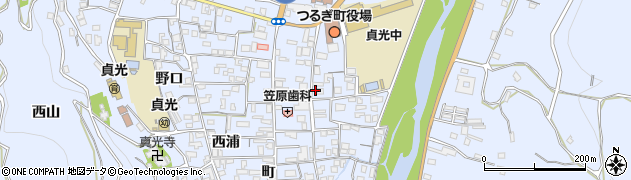 徳島県美馬郡つるぎ町貞光東浦26周辺の地図
