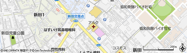 アルク三田尻店周辺の地図