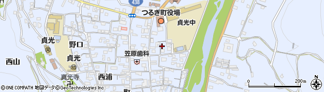 徳島県美馬郡つるぎ町貞光東浦22周辺の地図