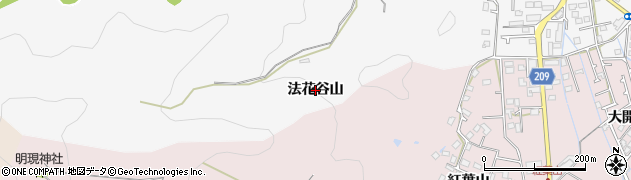 徳島県徳島市八万町（法花谷山）周辺の地図