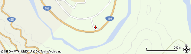 吉野警察署池原駐在所周辺の地図