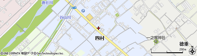 愛媛県今治市四村236周辺の地図