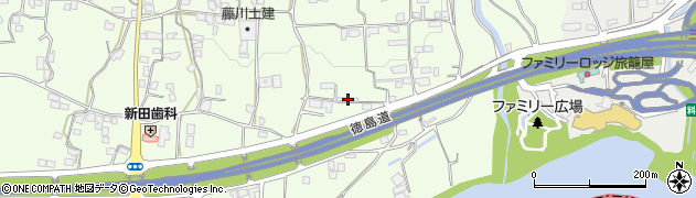 徳島県三好郡東みよし町昼間436周辺の地図