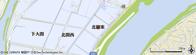 徳島県徳島市雑賀町（北開東）周辺の地図