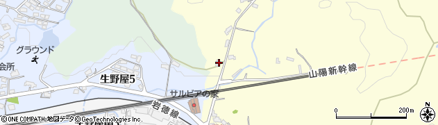 山口県下松市山田梅ノ木原1183周辺の地図