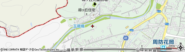 山口県下松市末武上（緑ケ丘）周辺の地図
